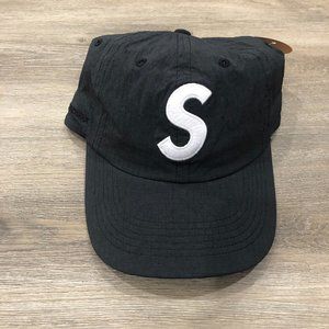 Supreme Cordura Ripstop S Logo 6-Panel Black (SS23)